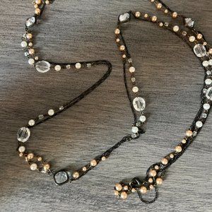 Long Multi-Stoned Necklace